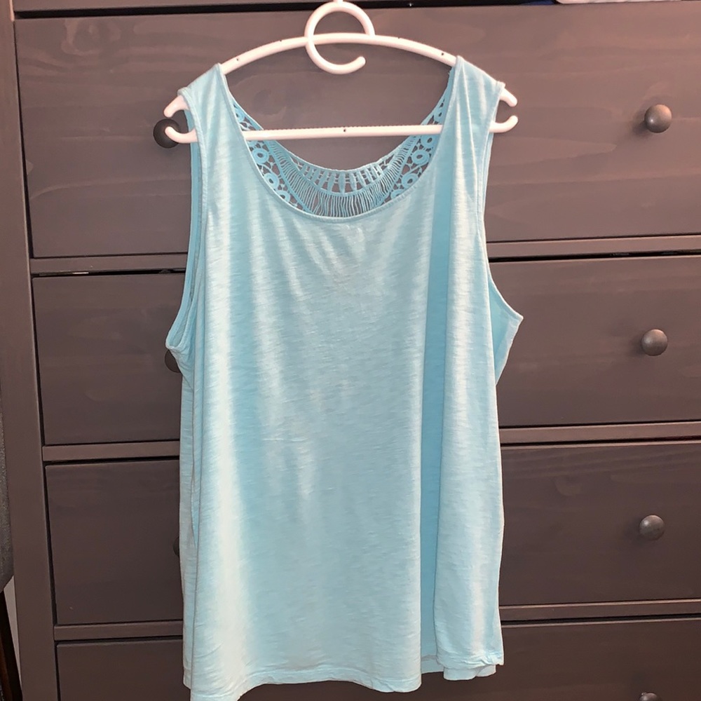 Torrid Light Turquoise Tank Top (Size 1)